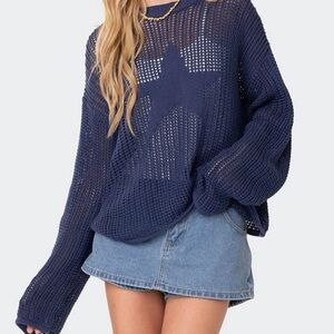 Edikted star hole sweater
